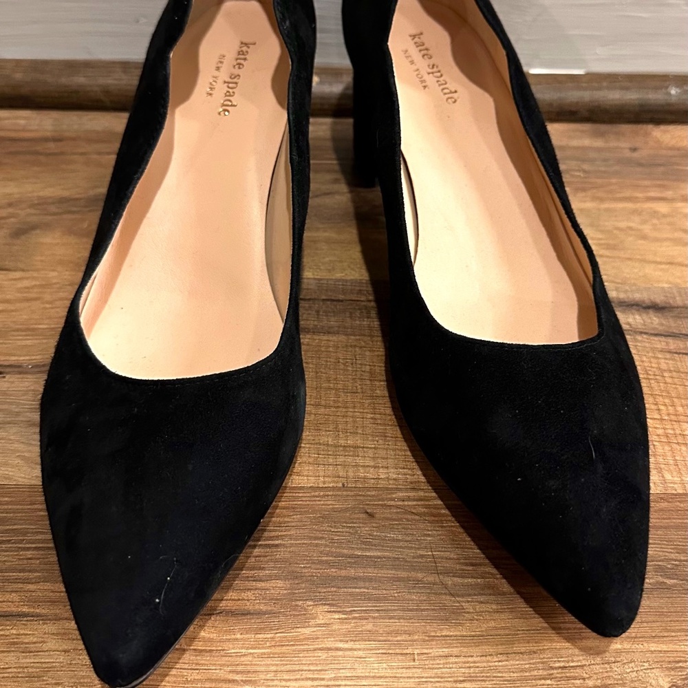 Black block heels